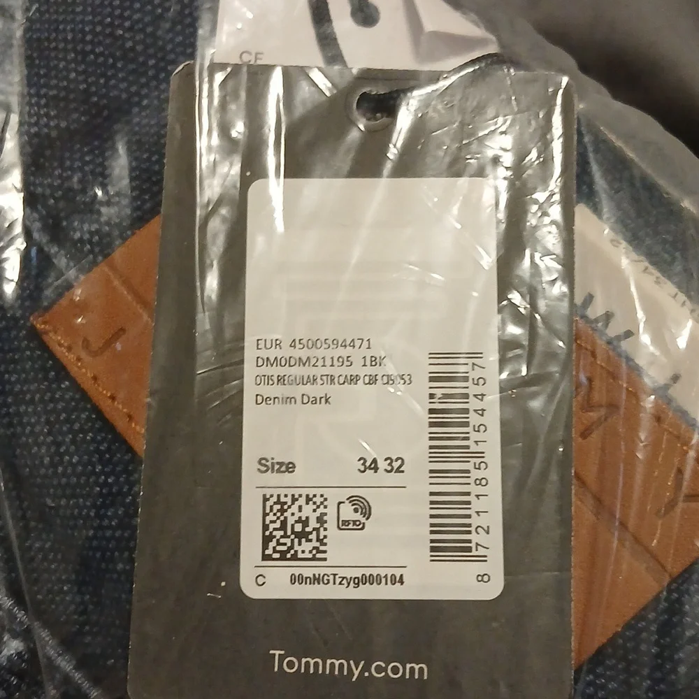 Tommy Hilfiger Otis Regular Straight Jeans - Dark Denim